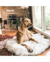 faux fur orthopedic dog bed