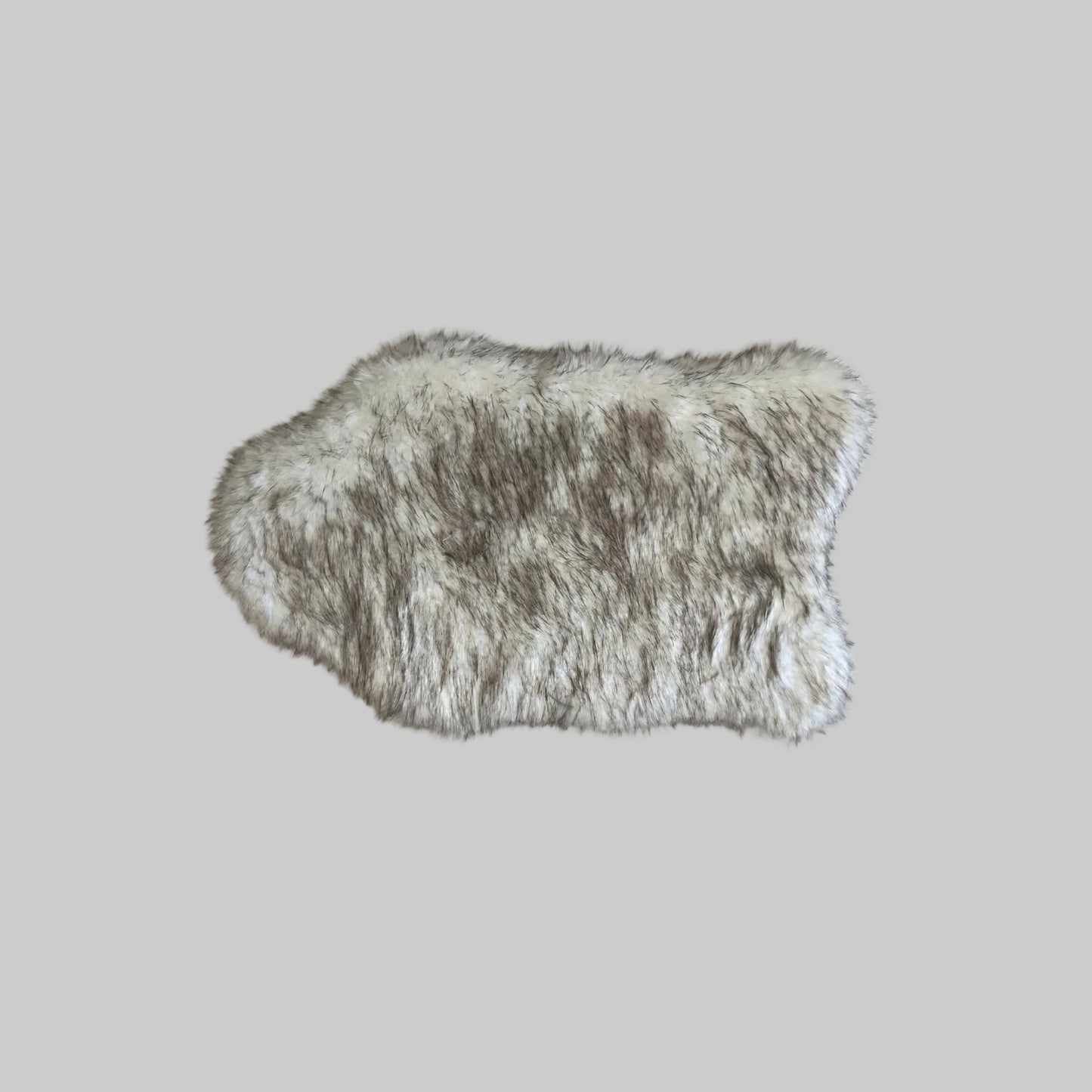 faux fur orthopedic dog bed